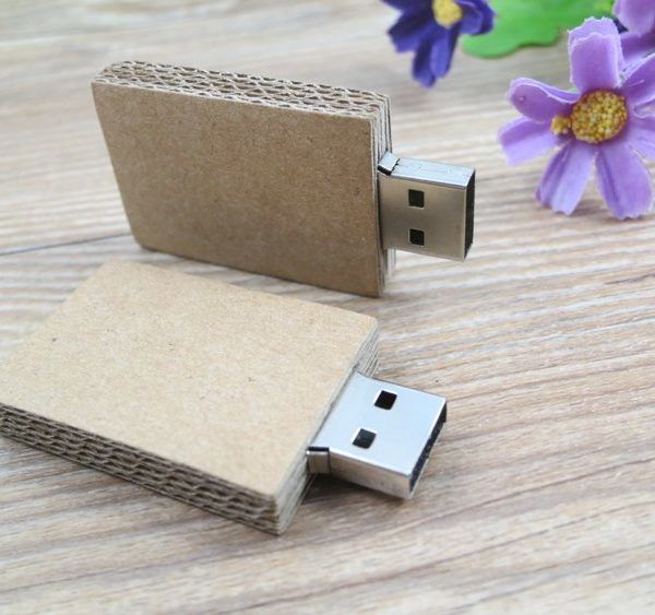 svamp sand Enkelhed Cardboard USB Sticks | Eco-friendly USB - iGreenGadgets.com