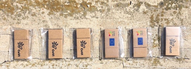Usb Recycled Cardboard | Project Cevi-Front&Back