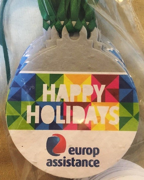 Christmas Ornaments in plantable Paper | Project EUROP ASSISTANCE