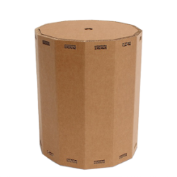 Cylindrical Stool, Eco-Friendly Cardboard Seat, Storage Box