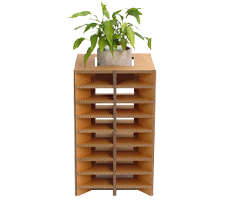 Cardboard planter