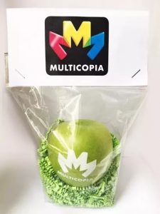 Fruit with edible logo | Project Multicopia