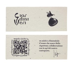 Plantable Paper for Giardini Veri