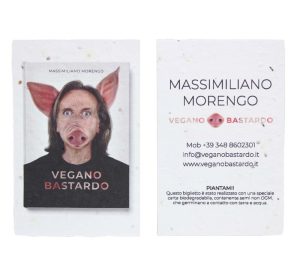 Plantable Business Card | Vegano Bastardo