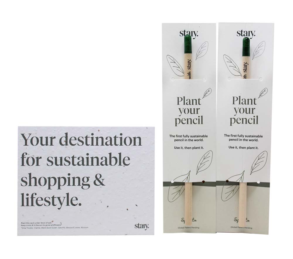 Sprout Pencil & Plantable Invitation for staiy