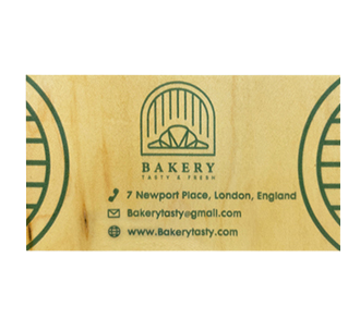 Wooden Business Card