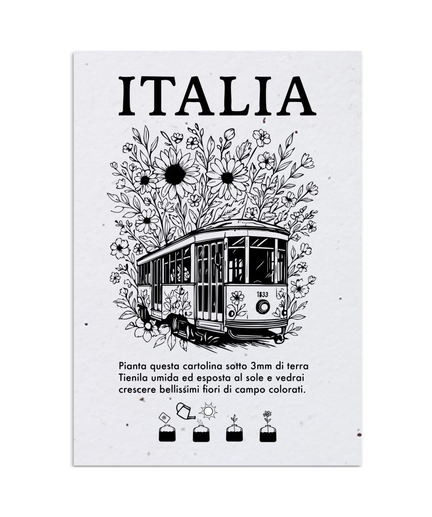 Plantable City Postcards Italia