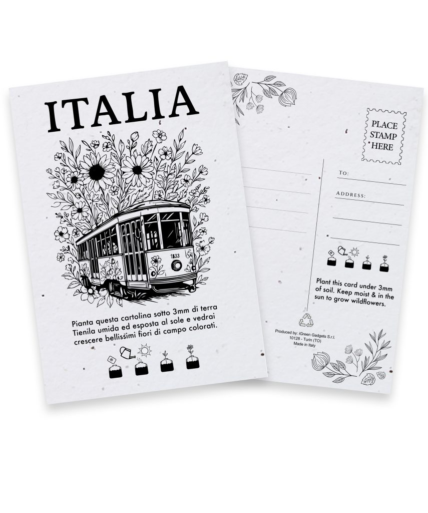 Plantable City Postcards Italia FB