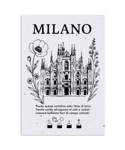 Plantable City Postcards Milano