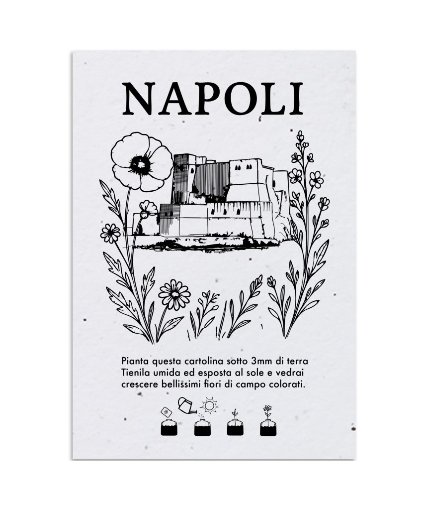 Plantable City Postcards Napoli