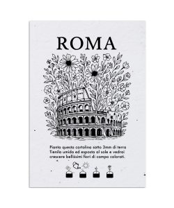 Plantable City Postcards Roma