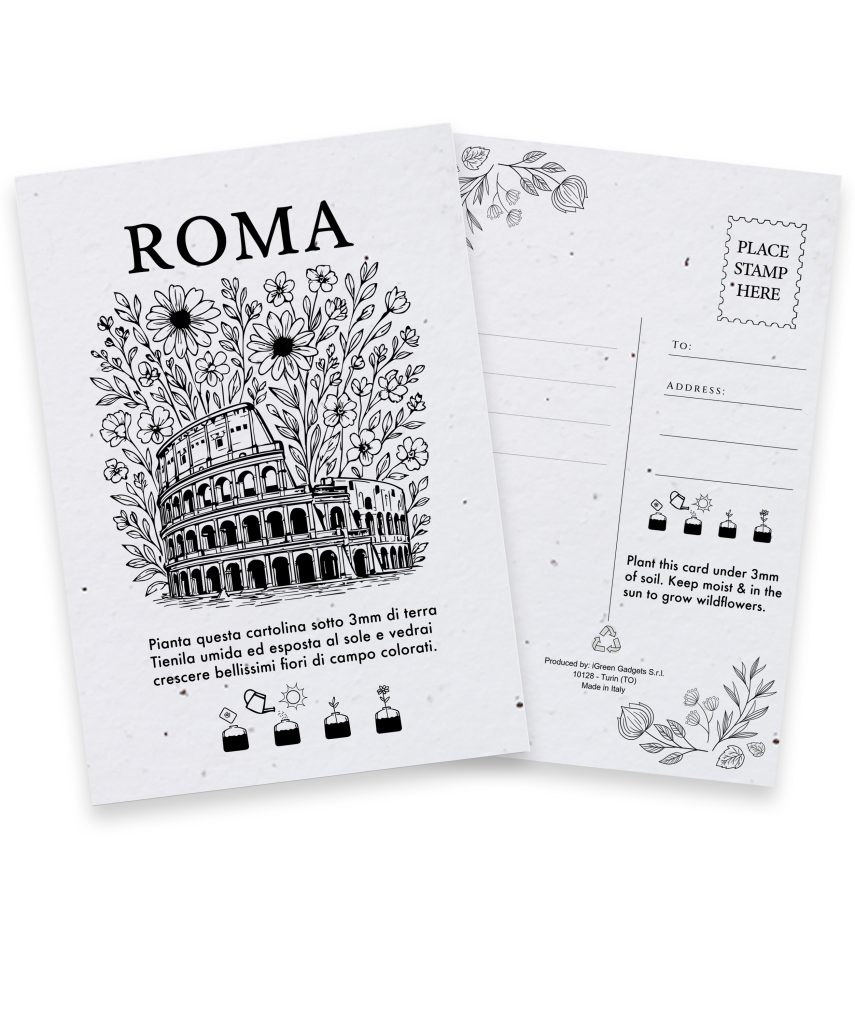 Plantable City Postcards Roma FB