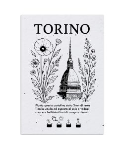 Plantable City Postcards Torino