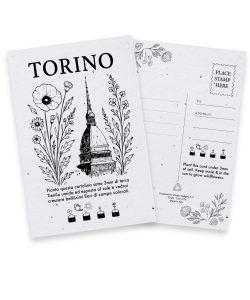 Plantable City Postcards Torino F