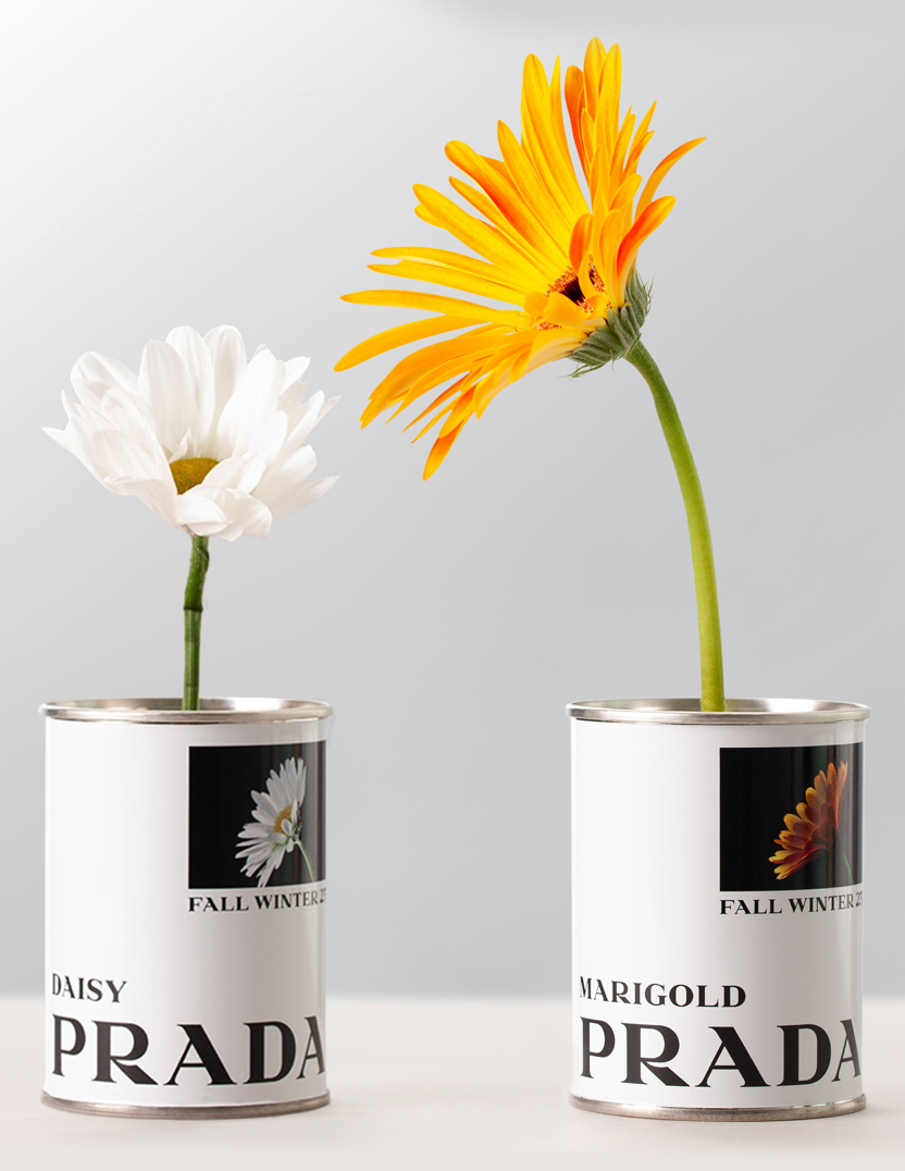 Prada Flowers in a can