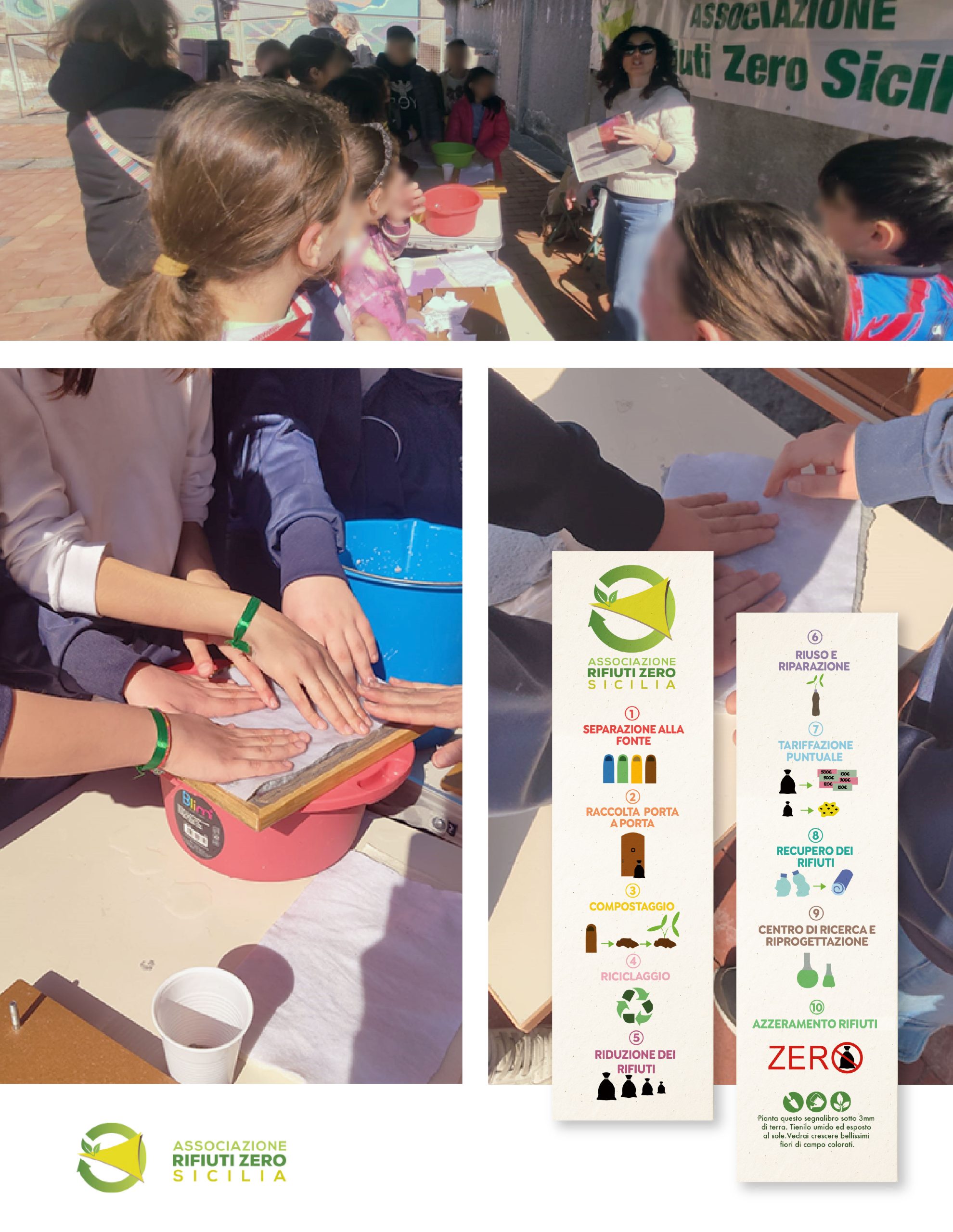 rifiuti zero sicilia plantable bookmarks